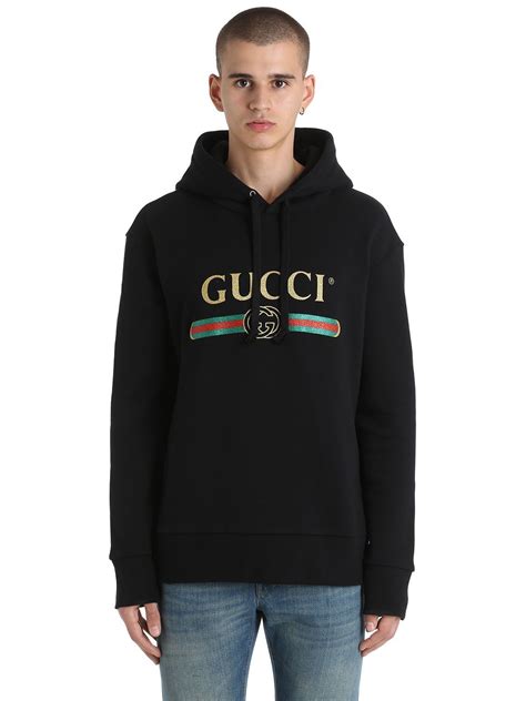 gucci wolf hoodie black|gucci oversized hoodie.